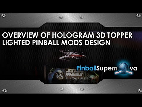 Pinball Mods # 72: 3D HOLOGRAM PINBALL TOPPER INSTALL, OVERVIEW