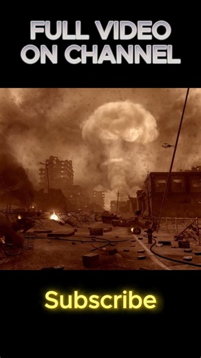 this is what happen after a nuclear explosion. 🔥