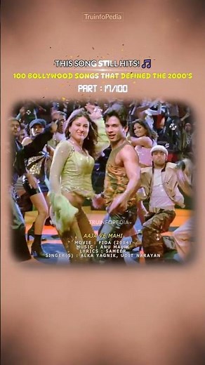 Aaja Ve Mahi ❤️| Fida (2004) | 100 Bollywood Songs | Part 17 #bollywood #shahidkapoor #kareena
