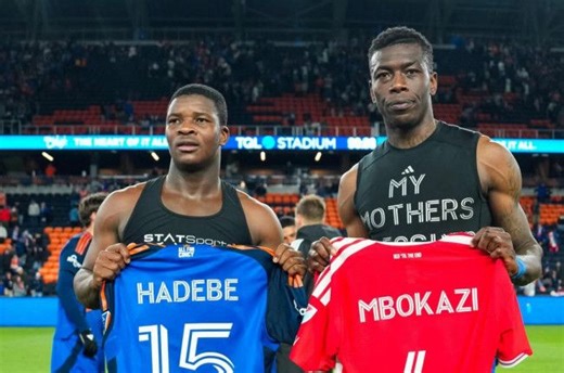 Mbokazi & Hadebe Share Special Jersey Swap After MLS Thriller