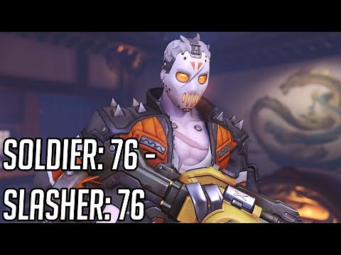 Soldier: 76 "Slasher: 76" Skin Showcase - Overwatch 2