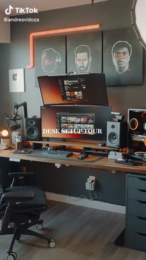 Desk Setup Tour video is live 😩🙌🏽 Checkout the link in the BIO 😎 #desksetup #setup #gamingsetup #desk #workspace #tech #fyp #foryou