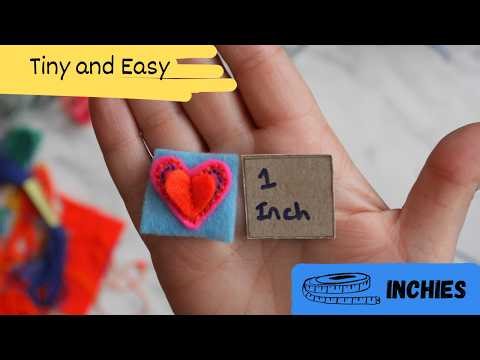 One Inch Folk Art: The Quickest Slow Stitch Project You’ll Ever Do