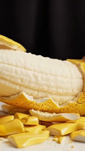 ASMR Banana #asmr #banana #asmrai #asmrsounds #satisfying #fyp