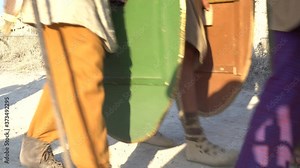 Formations of the Legion. A Roman legion was a large military unit of the Roman army. Ancient Roman military clothing. The Roman Legions Marching