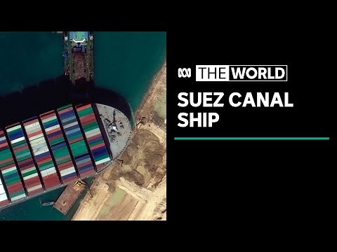 Tug boats help partially refloat massive ship stuck in Suez Canal | The World