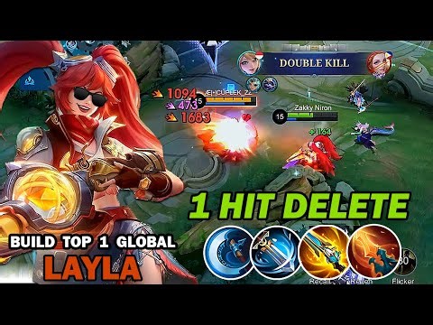 GLOBAL LAYLA NEW ABNORMAL BURST DAMAGE HACK BUILD!!🤯LAYLA BEST 1 HIT BUILD 2025!