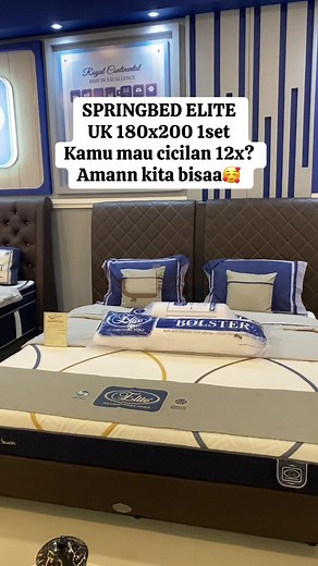 Elite Spring Bed: Comfortable 180x200 Bed Set Options