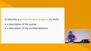 MiniRust: A core language for specifying Rust - Ralf Jung_哔哩哔哩_bilibili