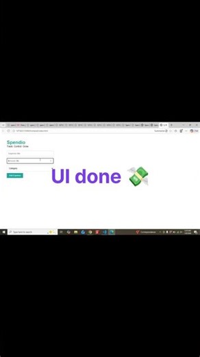 Day 7 – Expense form UI done 💸One step closer to tracking money properly.#webdev#100daysofcode