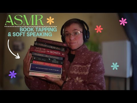 ASMR | Books I've been reading lately 📖 (soft speaking & book tapping & scratching)