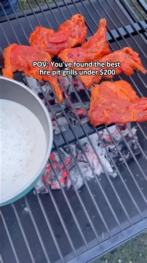 Fire Pit Grill Ideas | Best Sunjoy Fire Pit Grills Under $200 #shorts #outdoorcooking #firepit