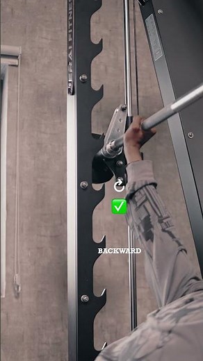Smith machine press setup