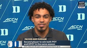 5.2K views · 243 reactions | The first player in Duke Men's Basketball history to win ACC Player of the Year and ACC Defensive Player of the Year in the same season: Tre Jones  | ACC Network | Facebook