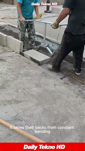 This Paver Lifting Tool is GENIUS 🤯 They Make It Look So Easy #ConstructionTools