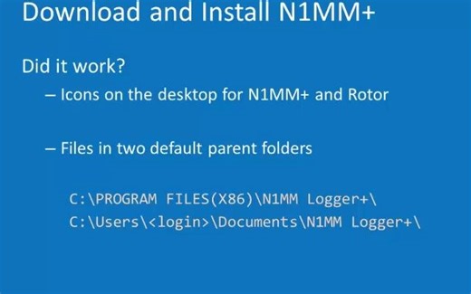 N1MM官方系列视频教程 下载与安装【生肉】