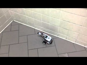 EV3 Simple Wall Follower using Ultrasonic, Touch and Color Sensors