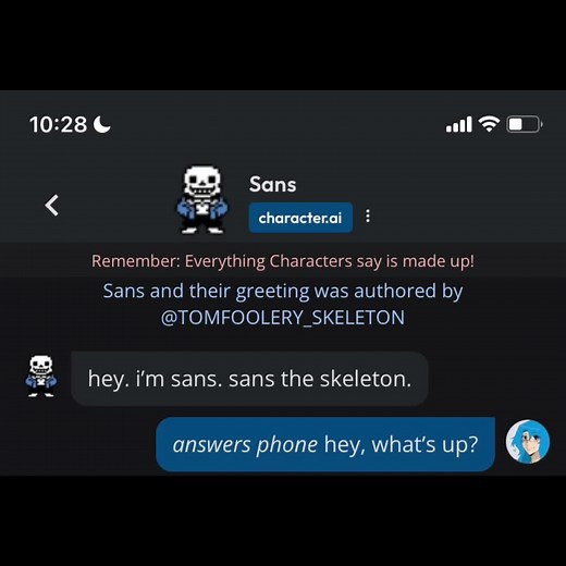 ☆𝓙𝓪𝓲𝓬𝓮𝔂☆ (@ur_girl_jaicey) - I’M AT SOUP👹 #undertale #sans #meme #imatsoup #characterai #cai #selfinsert #sansundertale #undertalesans