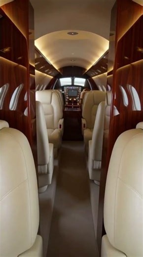 Private Jet Interior – Luxury Cabin Ambience