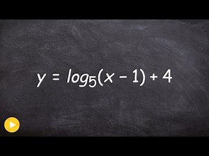 Given transformations find the vertical asymptote, domain and x intercepts