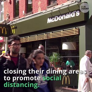 Coronavirus: McDonald's moves to drive-thru only amid pandemic
