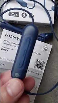 SONY WI-C100 Wireless In-ear Headphone | 25 Hours | Bluetooth | C100
