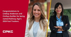 Congratulations to the 25 leaders recognized as 2024 "Fast Trackers" by Railway Age, including our own Lindsay Anderson and Cinthya Guillén. https://bit.ly/3U5I1e8 | CPKC