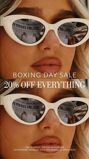 BILLY J BOXING DAY | 20% OFF EVERYTHING 💕