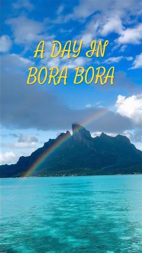 a day in my life in bora bora 💙 vlog