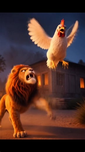 The Cat vs. The Chicken: An Animated Showdown