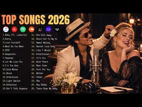 English Songs 2026 🌍 Spotify Pop Music | Billie Eilish, Justin Bieber, Ariana Grande, Sia