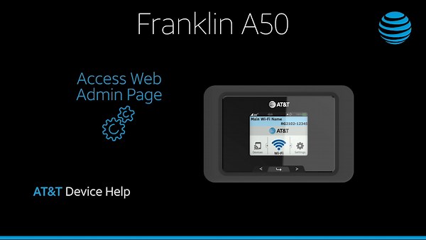 Access the Mobile Hotspot Admin Page