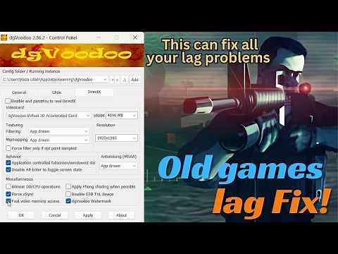 How to Fix Lag in Any Old PC Game (IGI 1, Max Payne, etc.) | dgVoodoo Full HD Setup 2025
