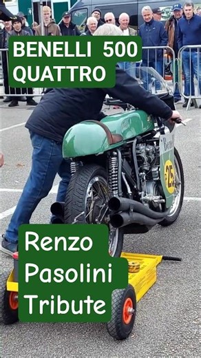 Benelli 500 Quattro..... Pasolini Tribue Fired up