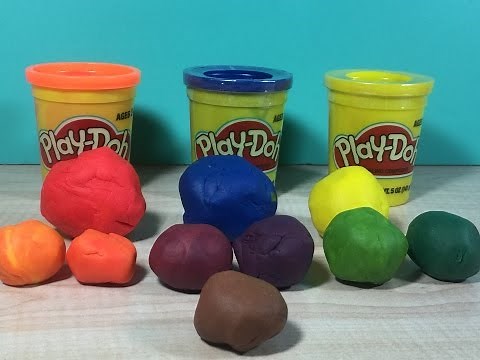How to make the Color Purple with Play Doh...