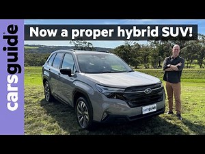 Subaru Forester Hybrid 2025 review: Early test shows new Toyota RAV4 rival should be taken seriously
