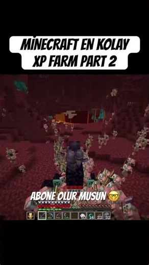 MİNECRAFT EN KOLAY XP FARM PART 2 #minecraft #keşfet #gaming