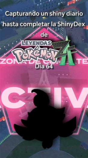 Día 64 - Capturando un shiny diario hasta completar la ShinyDex de Pokémon Leyendas Z-A - Spritzee