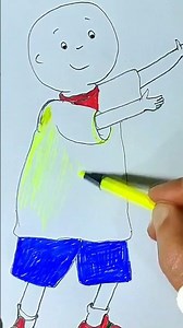 Caillou Drawing and Coloring/Painting/#caillou #drawingcartoon #coloringvideos
