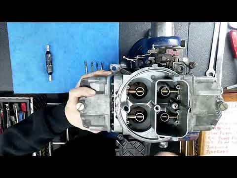 REBUILDING A 650 HOLLEY CARBURETOR