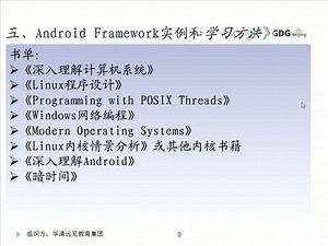 Android Framework大观--华清远见Android培训视频