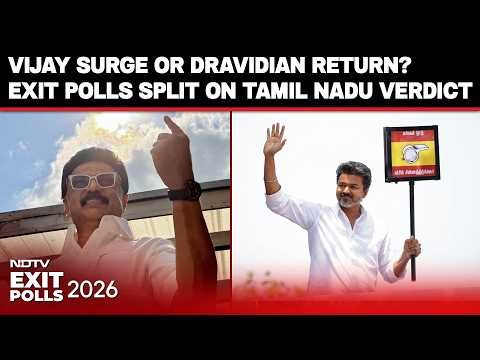 Tamil Nadu Exit Polls | Vijay Surge Or Dravidian Return? Exit Polls Split On Tamil Nadu 2026 Verdict