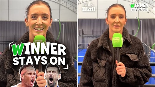 Laura Robson plays Winner Stays On with the biggest names in tennis