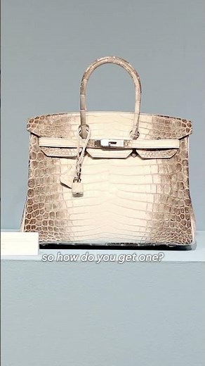 How do you buy the Hermès Birkin handbag? #Shorts