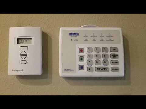 How to remove an old Brinks Alarm System keypad from your wall