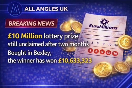 ALL ANGLES UK on Instagram: "A mystery lottery winner still hasn't claimed their £10m prize. The hunt has been on since October to find the owner of the winning ticket, bought in Bexley, who has won £10,633,323. The deadline of 180 days to claim the prize runs out on 2 April. Allwyn, the operator of The National Lottery, suggests players check their coat pockets for the ticket. #news #breakingnews #london #england #unitedkingdom"