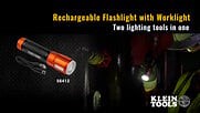 Klein Tools: Rechargeable Flashlight with Work Light (56412) Overview Video | WebstaurantStore
