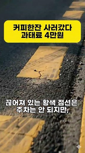 잠깐 세웠다가 과태료 4만 원 날리는 자리 💸 (주정차 선 완벽 정리)#운전꿀팁 #주정차단속 #과태료 #초보운전 #도로교통법