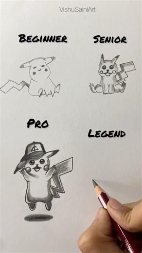 How to draw a pikachu 💫 #art
