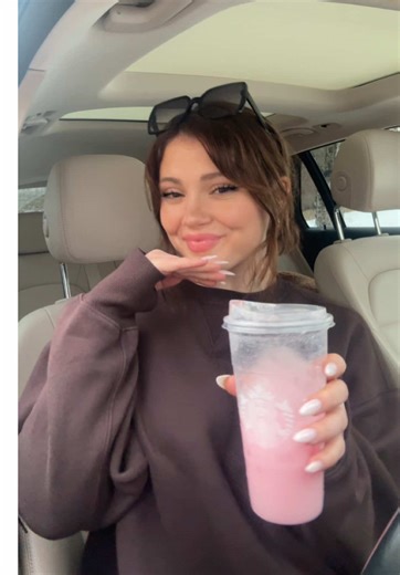 Always a pink drink lover 🍓🥂 #heatherdempsey #fyp | heather